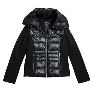Halifax Traders Quilted Puffer Jacket in Black - Size Medium